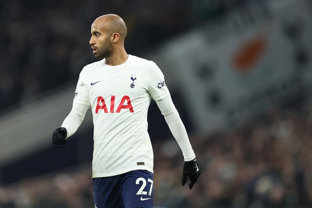 Lucas Moura - The Brazilian has an average match rating of 7.18 with five goal contributions in 14 league games.