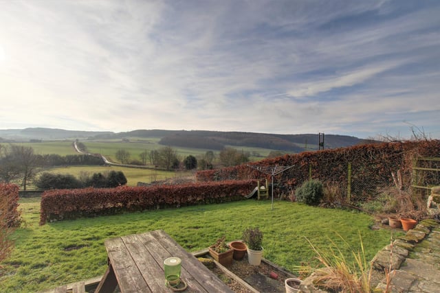 Miles and miles of gorgeous scenery can be admired from the property.