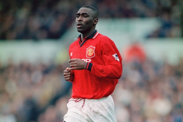 Andy Cole equalised for Manchester United.