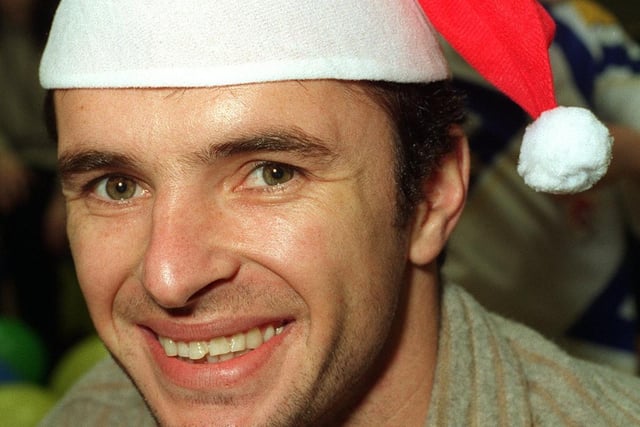 Gary Speed was in festive mood ahead of the Christmas Eve clash.