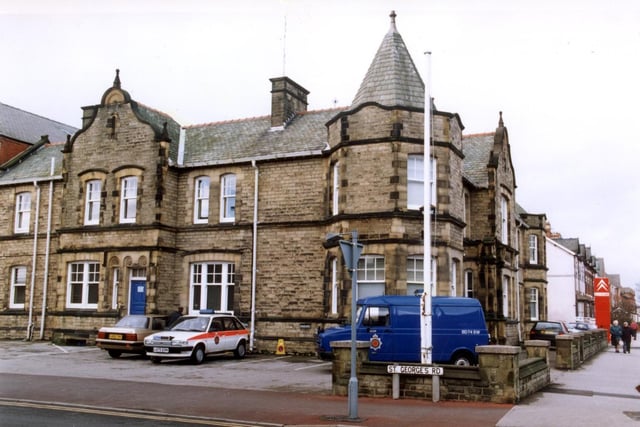 A picture from our archives showing how the police station used to look