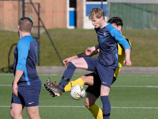 Cayton bring the ball under control