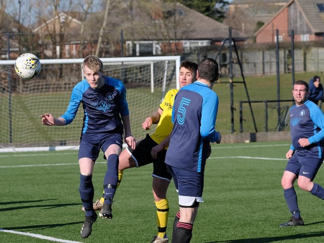 Cayton win a header against Trafalgar