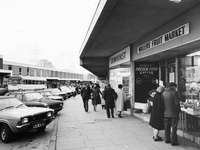 Armley Town Street in December 1979.
