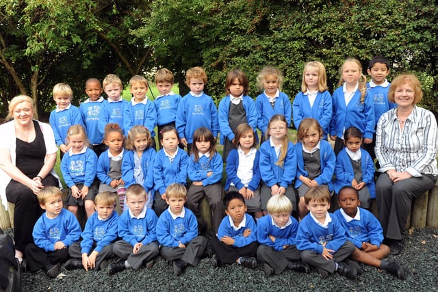 Reception class at Springfield Infant School in 2011. Picture: Stephen Goodger