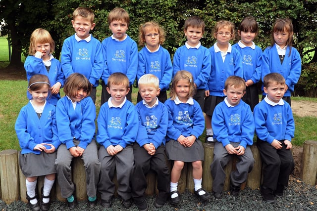 Reception class at Springfield Infant School in 2011. Picture: Stephen Goodger