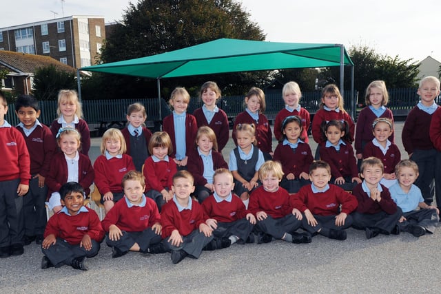 Reception class at Heene CE Primary School in 2011. Picture: Stephen Goodger