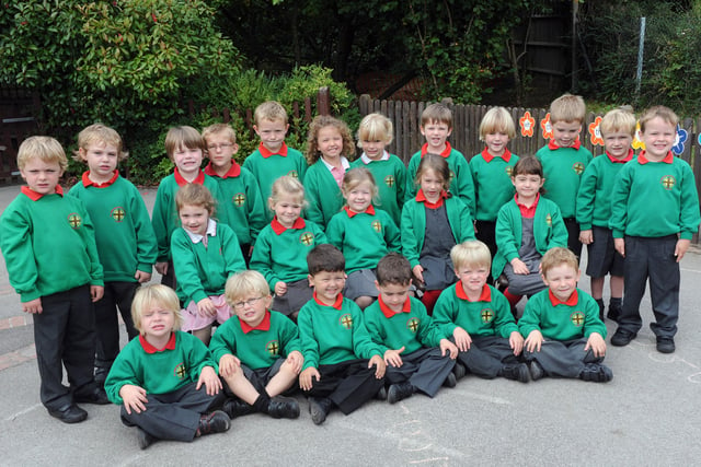 Reception class at St John the Baptist CE Primary School in 2011. Picture: Stephen Goodger
