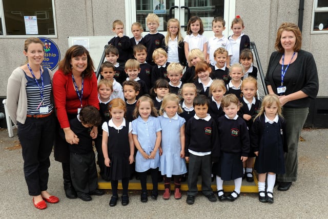 Reception class at Elm Grove Primary School in 2011. Picture: Stephen Goodger