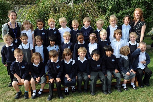 Reception class at Lyndhurst Infant School in 2011. Picture: Stephen Goodger