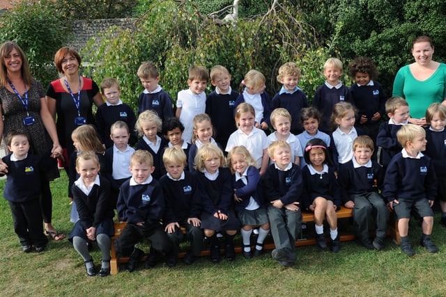 Reception class at Lyndhurst Infant School in 2011. Picture: Stephen Goodger