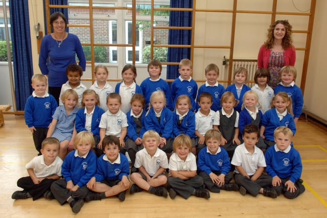 Reception class at Ferring CE Primary School in 2011. Picture: Gerald Thompson