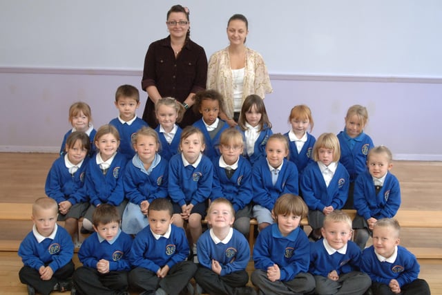 Reception class at Durrington Infant School in 2011. Picture: Gerald Thompson