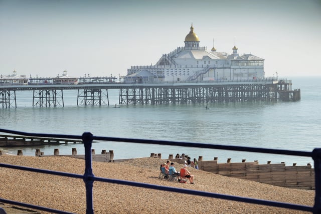 Eastbourne seafront including the pier.