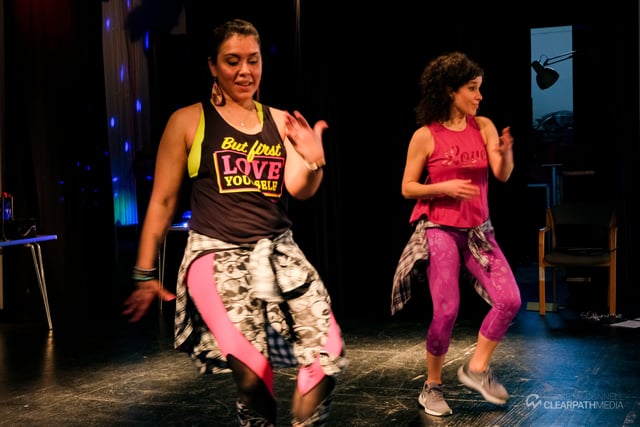 The Zumba Pink Party in Shoreham had fabulous Latin and international grooves, raising £1,135 for Breast Cancer Now. Picture: Clearpath Media, Lancing