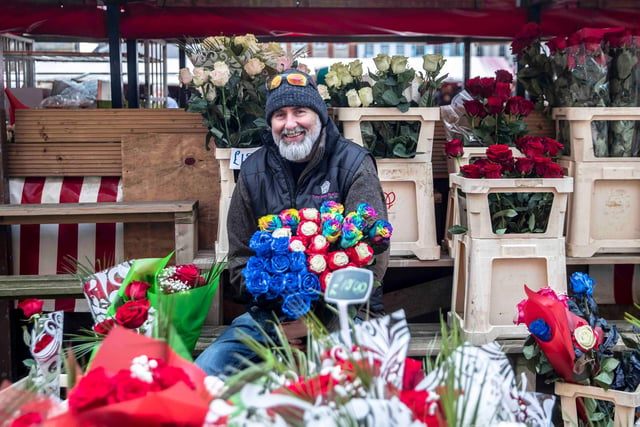 Nothing says 'Happy Valentine's Day' like a bouquet of roses. Pay Elliott Jones a visit on the Market Square and he will not only offer you a traditional bouquet of red roses but roses of all colours - even rainbow roses. Large Ecuadorian roses are £3 a stem with Valentines deals on large bouquets and they even deliver locally.