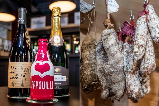 Treat your partner to the taste of France with hundreds of wines, beers and champagne to choose from as well as cold meats and cheeses at V and B.