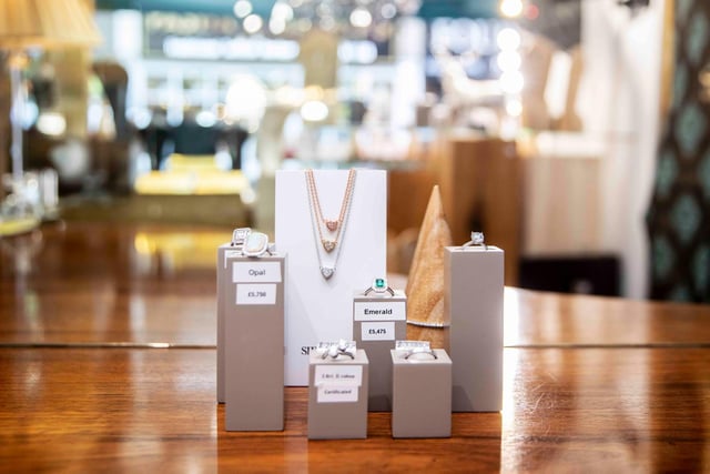 'Something sparkly for every budget': Here is just a handful of recommendations from St Giles Independent Boutique Jeweller including heart shaped necklaces and rings of all shapes and colours. Whether you want to spend £20 on your Valentine or £40,000, this independent jeweller will have something for you.