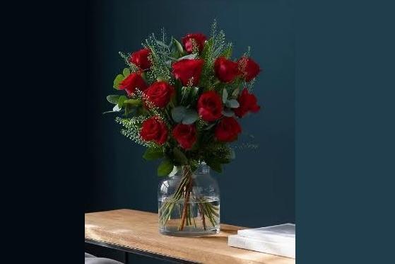 Dozen Red Roses Bouquet £40