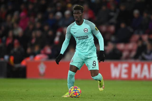 Yves Bissouma is in contention for this evening's FA Cup clash at Spurs after returning from his AFCON adventure with Mali. Picture by Mike Hewitt/Getty Images