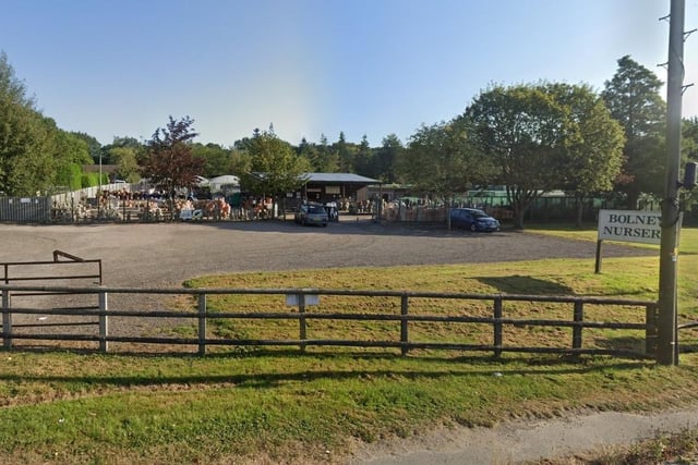 Bolney Nursery is on Cowfold Road in Bolney, Haywards Heath. It has a rating of 4.7 from 108 Google reviews. One reviewer called it 'a great place with a big variety of products and very friendly and knowledgeable staff'. "Easy access parking and staff very helpful," said another. Picture: Google Street View.