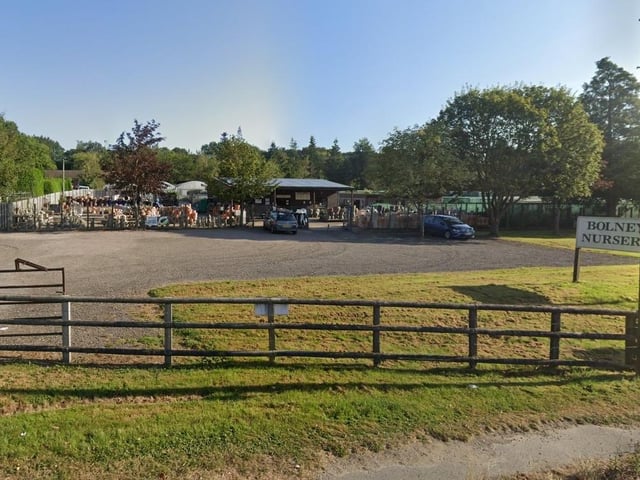 Bolney Nursery is on Cowfold Road in Bolney, Haywards Heath. It has a rating of 4.7 from 108 Google reviews. One reviewer called it 'a great place with a big variety of products and very friendly and knowledgeable staff'. "Easy access parking and staff very helpful," said another. Picture: Google Street View.