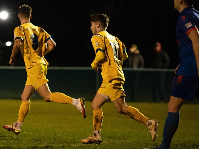Action from Midhurst's 4-1 SCFL Division 1 Cup win over Selsey at the Rotherfield / Picture: Chris Hatton