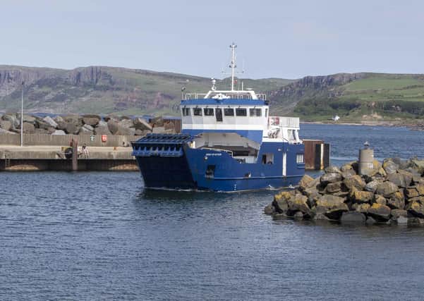 A Rathlin ferry docking in Ballycastle. Photo: McAuley Multimedia