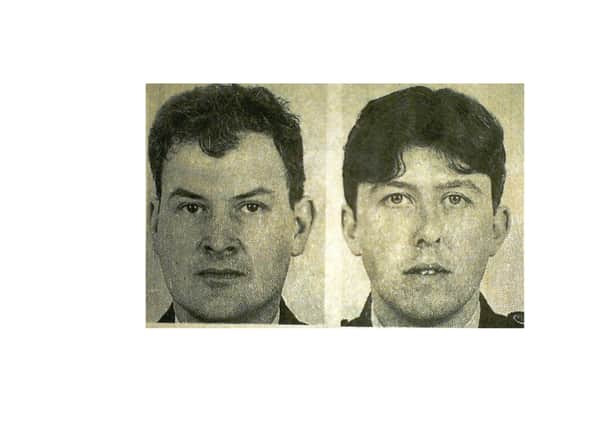 RUC constables Harry Beckett and Gary Meyer, who were murdered on June 30 1990 at point blank range