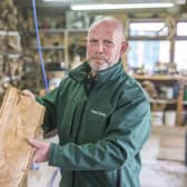 Ballycastle wood turner Gerard Gray..Pic Steven McAuley/McAuley Multimedia