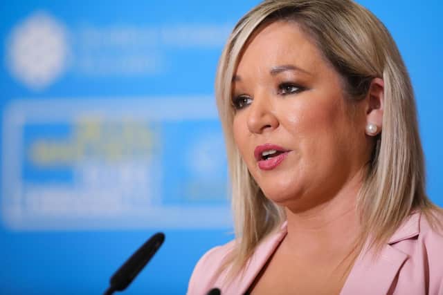 Deputy First Minister, Michelle O'Neill. (Photo: PA Wire)