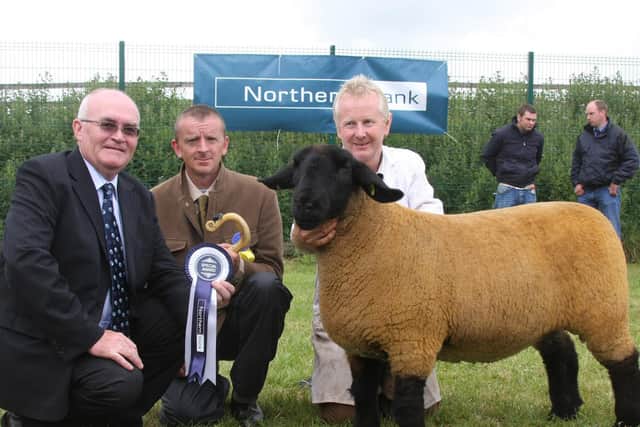 Pictured at a bygone Omagh Show