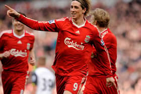 Torres in action for Liverpool