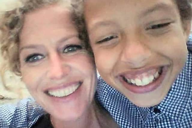 Noah and his mum, Fiona Donohoe.