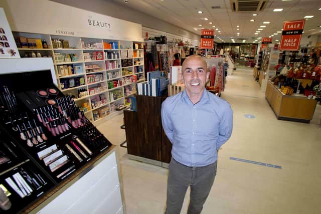 Simon Colquhoun, store director of Moores of Coleraine
