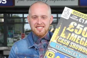 Shawn Keeley (26) bought the winning 50M Mega Cash Showdown scratchcard at McNicholls Eurospar on Station Road, Dungiven.