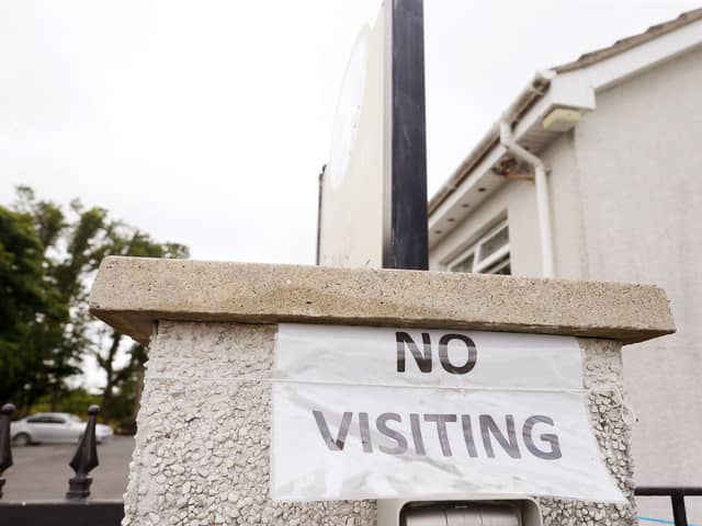 Care Home which has bene closed for visitors