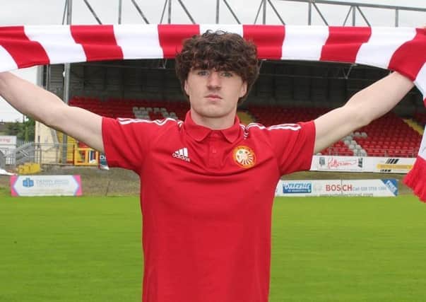 Barry McKeown has joined Portadown on a two-year contract. Picture: Portadown FC.