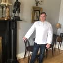 Jim Mulholland chef/owner of gourmet restaurant No14 At the Georgian House in Comber pictured in the new James George Allen tea house