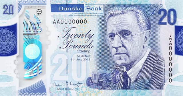 The new polymer £20 note featuring Harry Ferguson