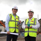 Pictured are Mark O’Connor, Director, Marcon Fit-Out and Dr. Terry Cross OBE, Chairman, Hinch Distillery