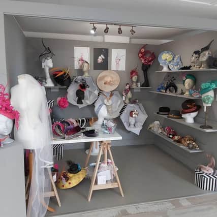 Fee McToal Millinery operates from a pod upstairs in Bushmills