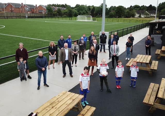 The new 3g pitch has opened at the home of Ballymacash Rangers in Lisburn
