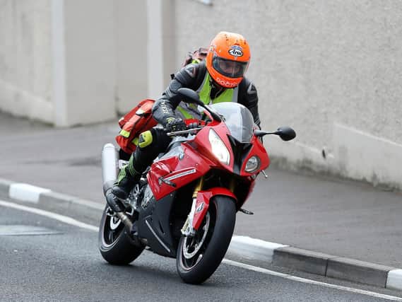 Dr John Hinds at the North West 200 in 2015. He died less than two weeks later following an accident at the Skerries 100 race meeting on his BMW machine.