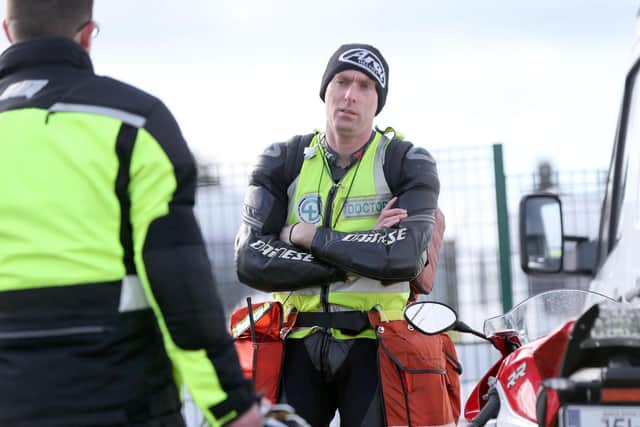 Dr John Hinds brought world-class trauma care skills to Irish road race meetings.