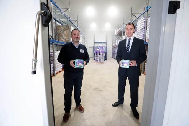 Pictured are Arnaldo Morelli, Managing Director, Morelli Ice Cream and David Morrow, Associate Director of Business Banking at Barclays, which supported the expansion investment