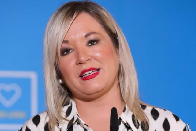 Deputy First Minister, Michelle O’Neill has been subjected to sectarian abuse and threats, her party colleague said. (Photo: PA Wire)