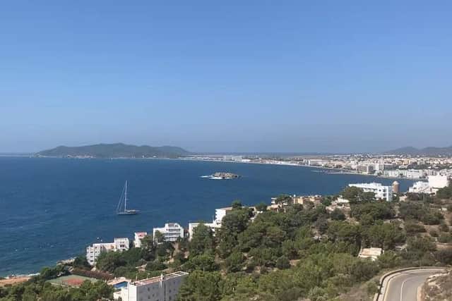 General view of the sea in Ibiza Town. Photo: Tom Pilgrim/PA Wire