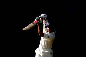 England captain Andrew Strauss hits out during the fourth day of the first npower Test match against Pakistan at Lord's in 2006.