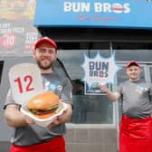 Pictured at the launch are Store Manager Ciaran Magee and collegaue Lee Biggart